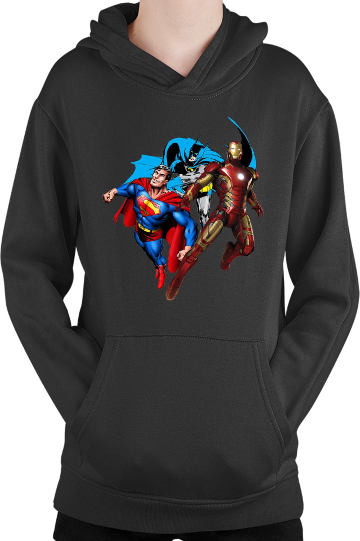 Hanorac copii Ironman Technology Batman Superman DC Superhero