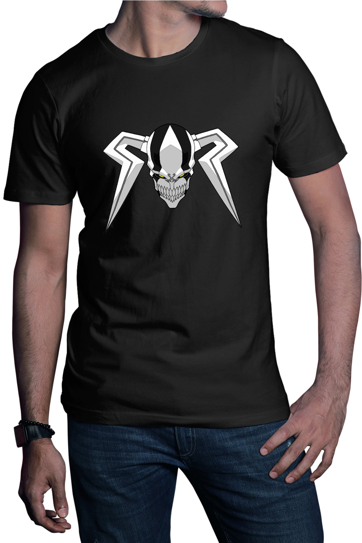 Tricou barbati Bleach Skull Desene Anime Kage Otaku Level