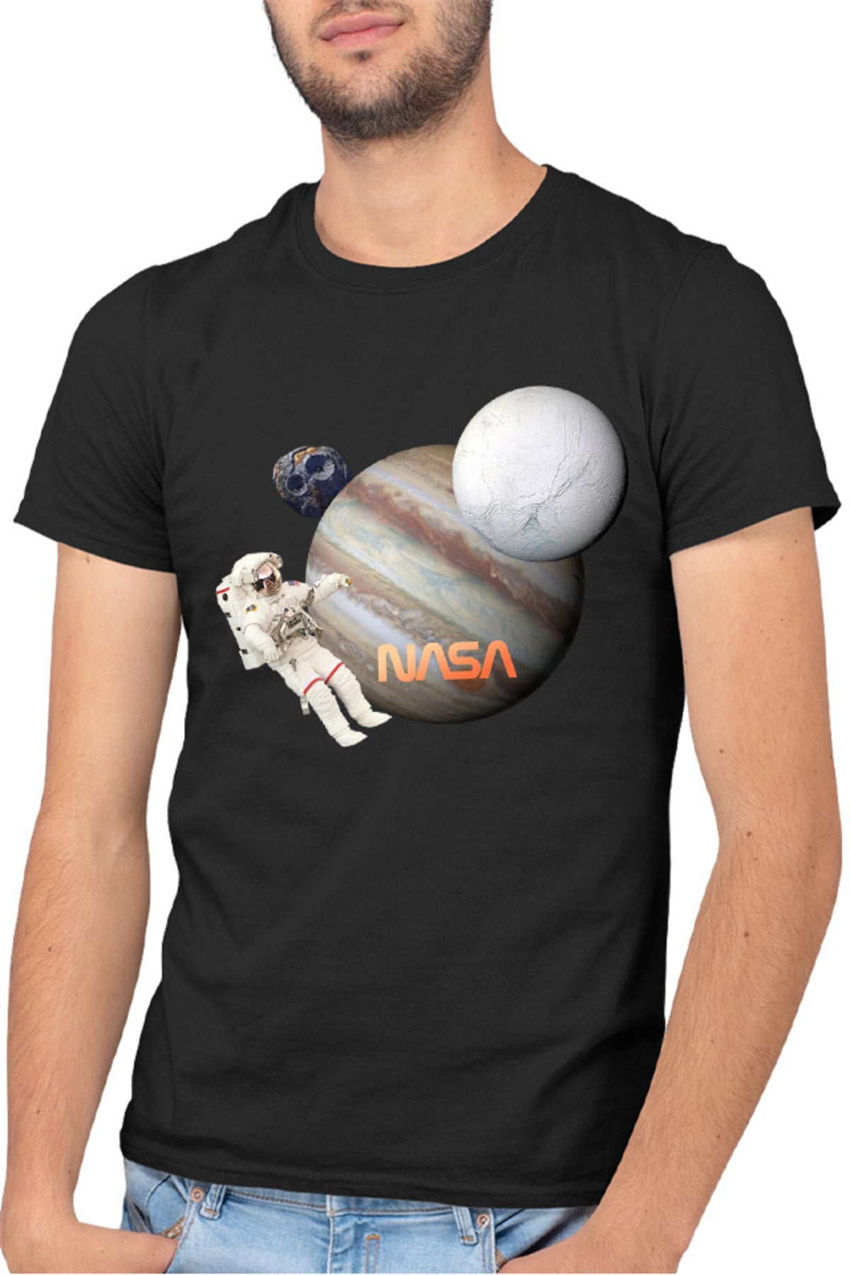 Tricou barbati NASA Uranus Universe Gas Planet