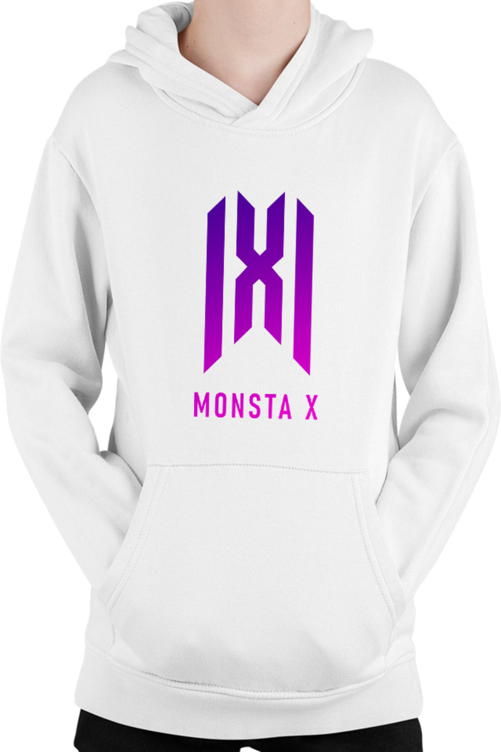 Hanorac copii Monsta X Logo Merch K-Pop Album New Come Back