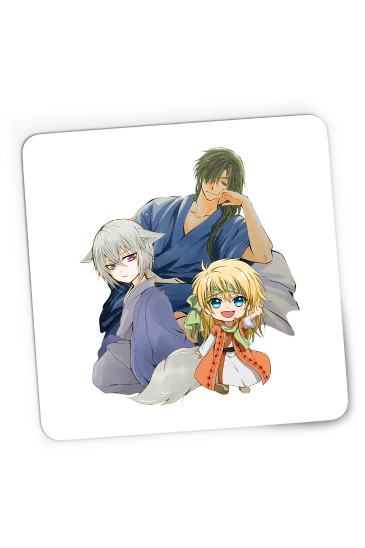 Mousepad Gaming Yona of the Dawn Son Tomoe Zeno Yukata Anime Comedy, 21x19 cm