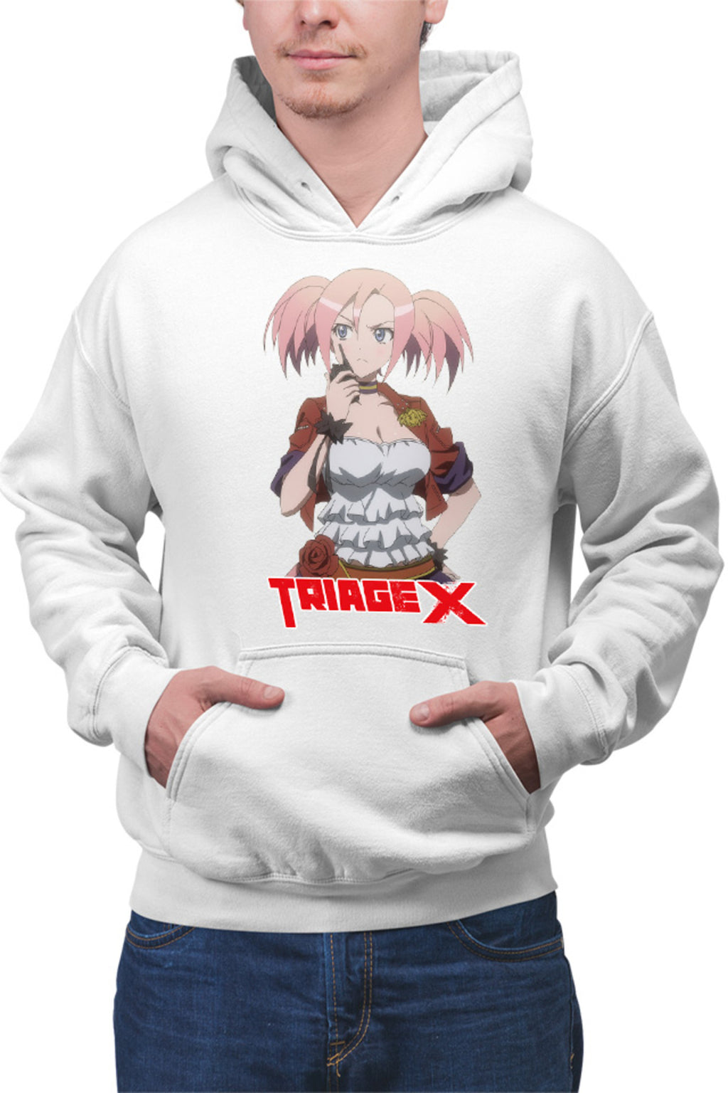 Hanorac barbati Triage X Nishida Oriha Twins Manga Kawaii