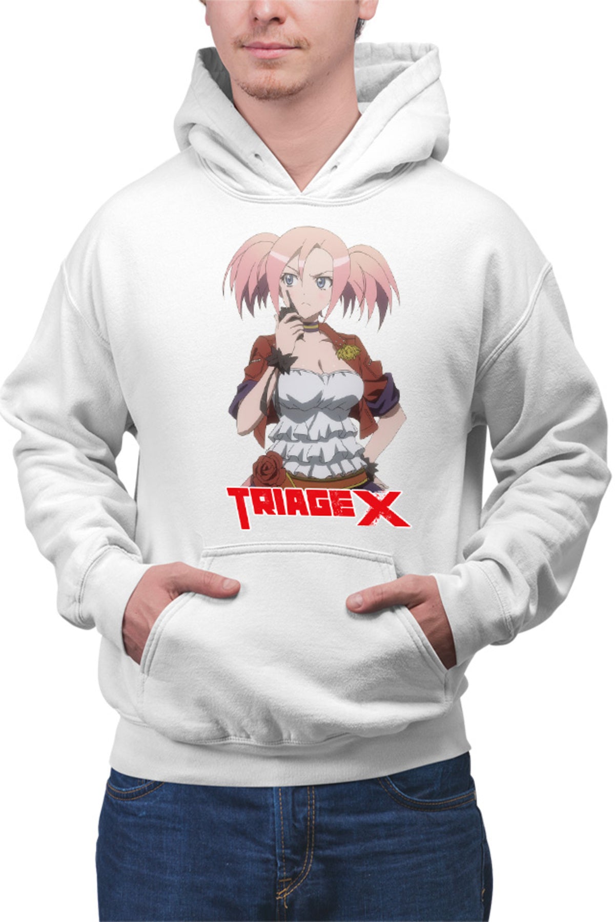 Hanorac barbati Triage X Nishida Oriha Twins Manga Kawaii