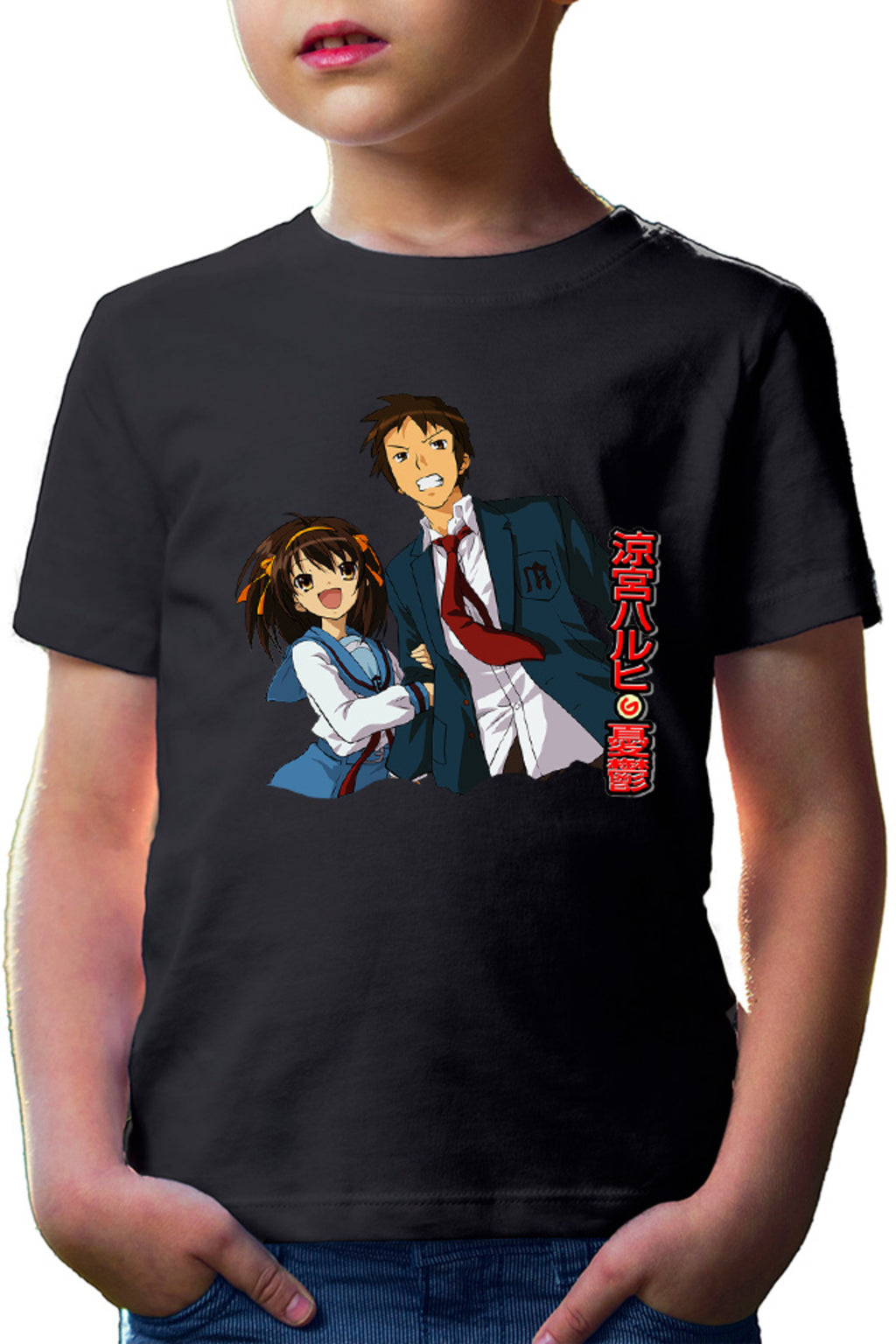 Tricou copii Haruhi Suzumiya Itsuki Random Paranormal Ghost SOS
