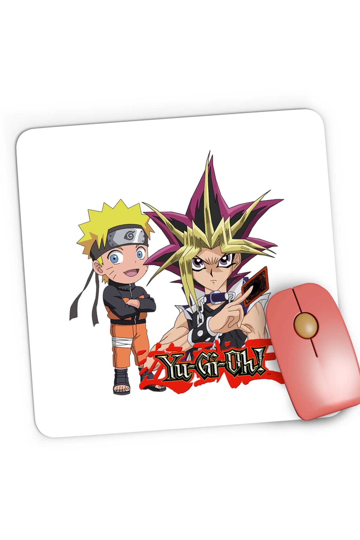 Mousepad Gaming Yu Gi Oh Mutou Naruto Shippuden Boruto Kage, 21x19 cm
