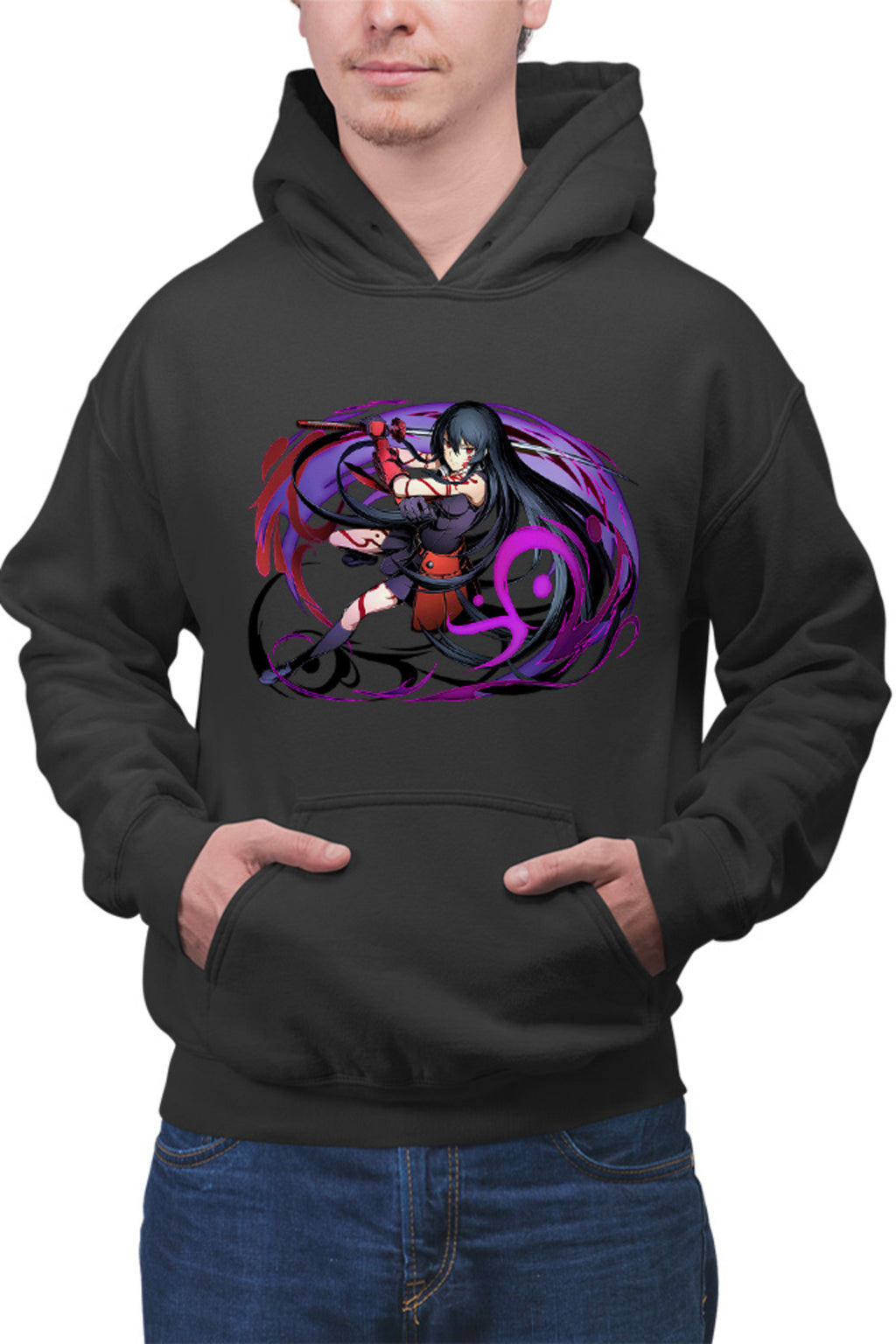 Hanorac barbati Akame ga Kill Flame Moon Kunoichi Power Dragon Ball