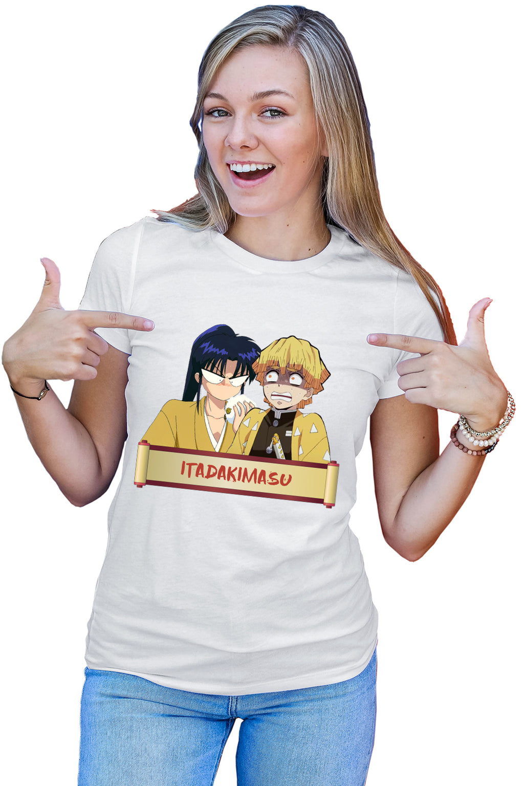 Tricou dama Rurouni Kenshin Kaori Zenitsu Eat Fun Manga