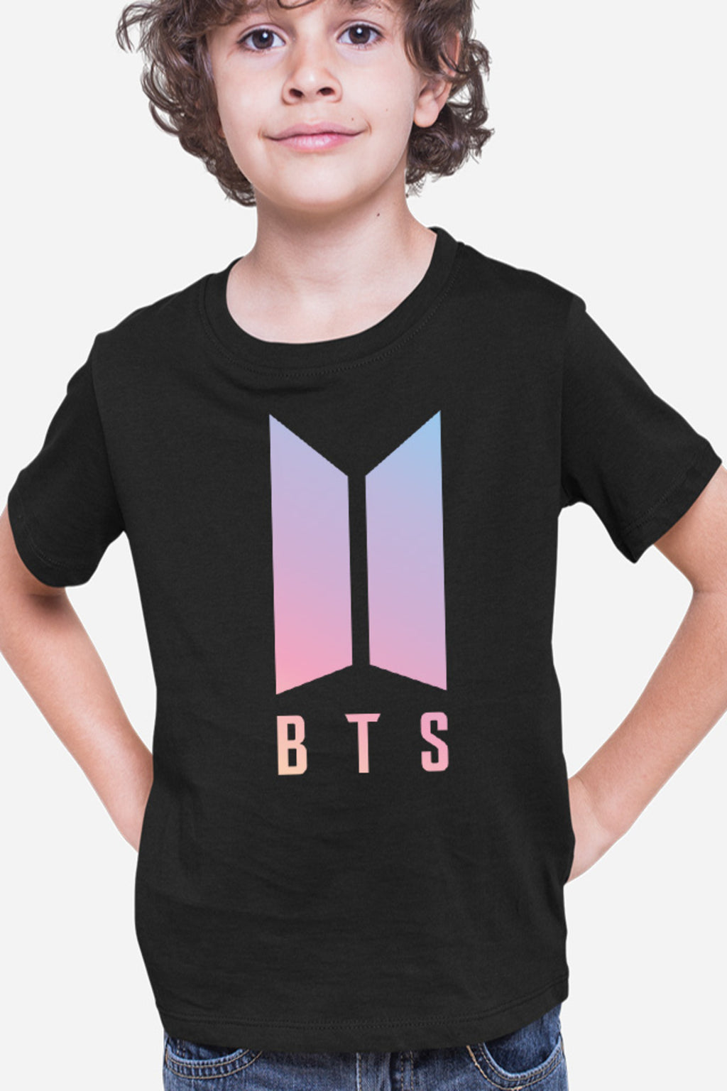 Tricou copii BTS Logo K-pop Popular Korean Band Boys