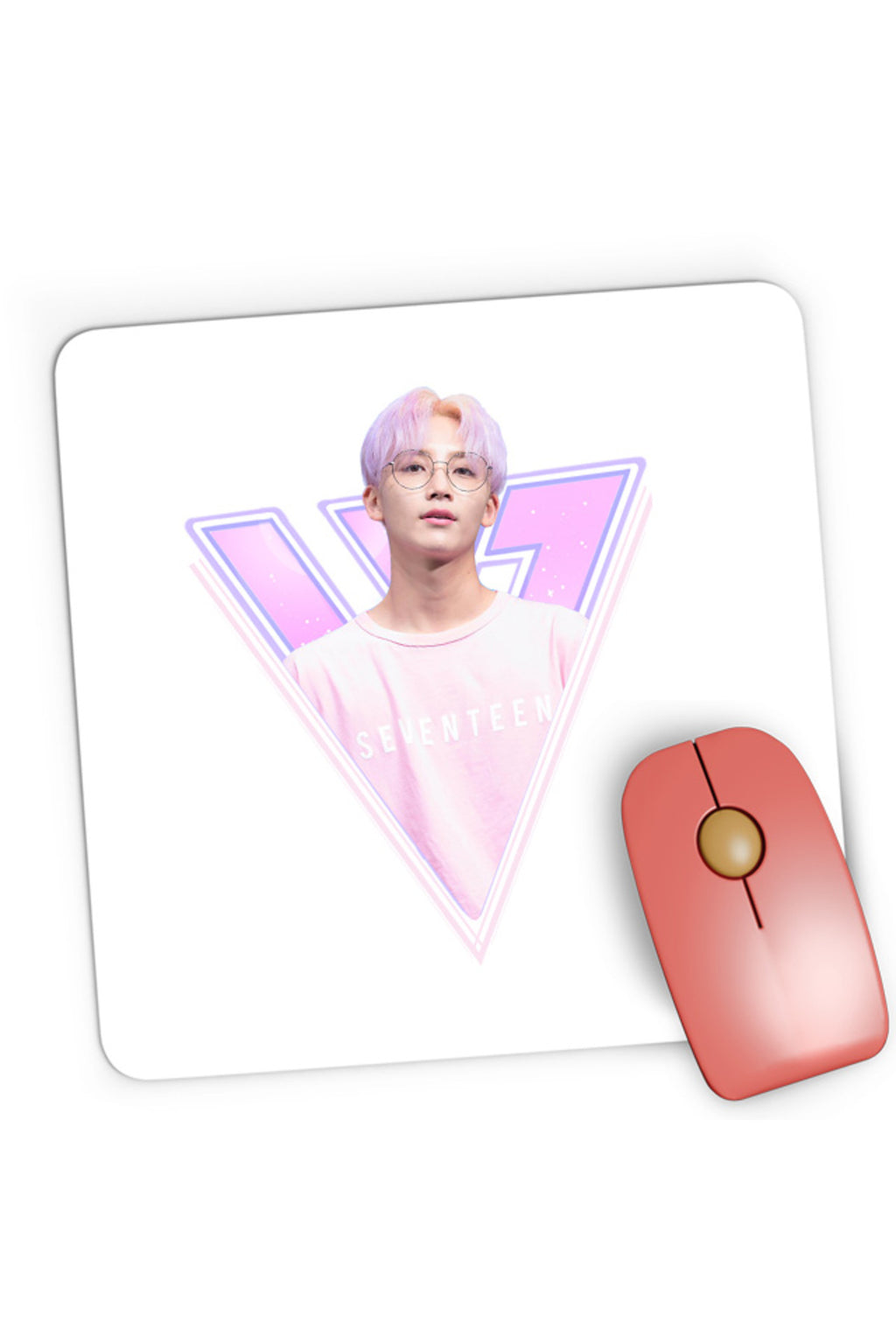 Mousepad Gaming Seventeen JEONGHAN Baby Idol Music Debut, 21x19 cm