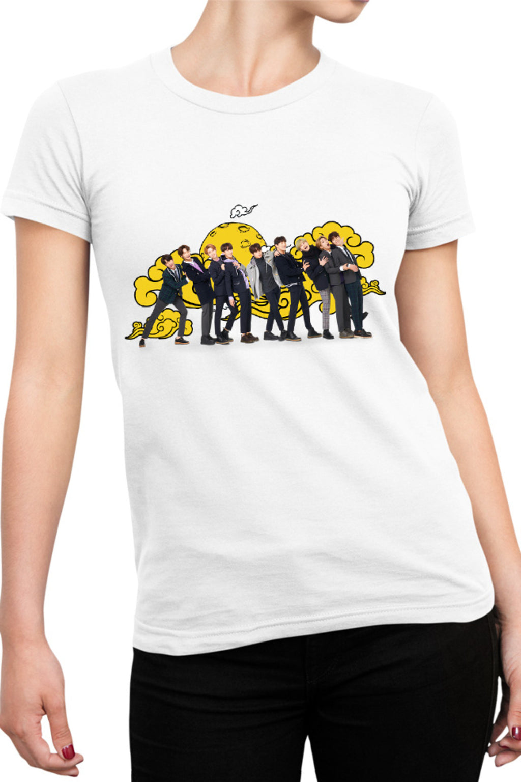 Tricou dama Stray Kids Group Members Band Jeongin Know