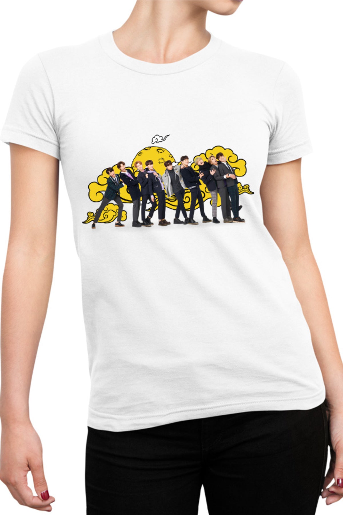Tricou dama Stray Kids Group Members Band Jeongin Know
