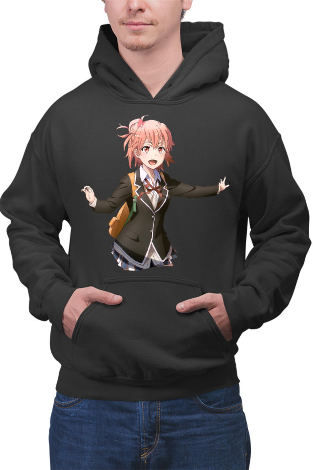 Hanorac barbati OreGairu Yui Playfull Tsundere Weeb Animation