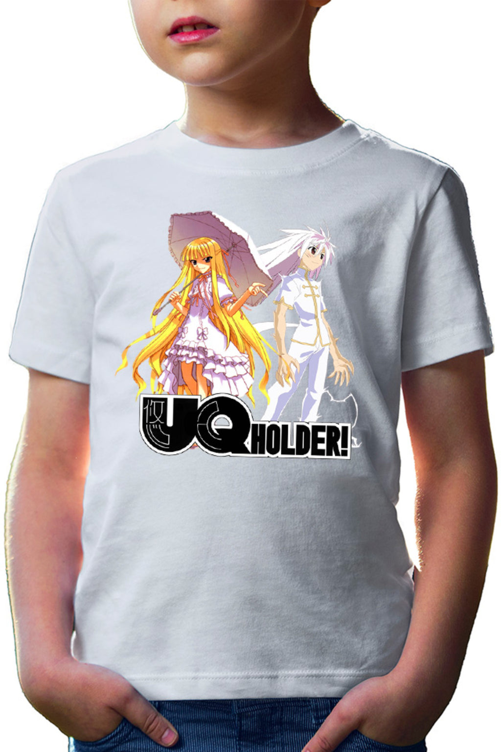 Tricou copii UQ Holder Holder Negi McDowell Monster Animeeater