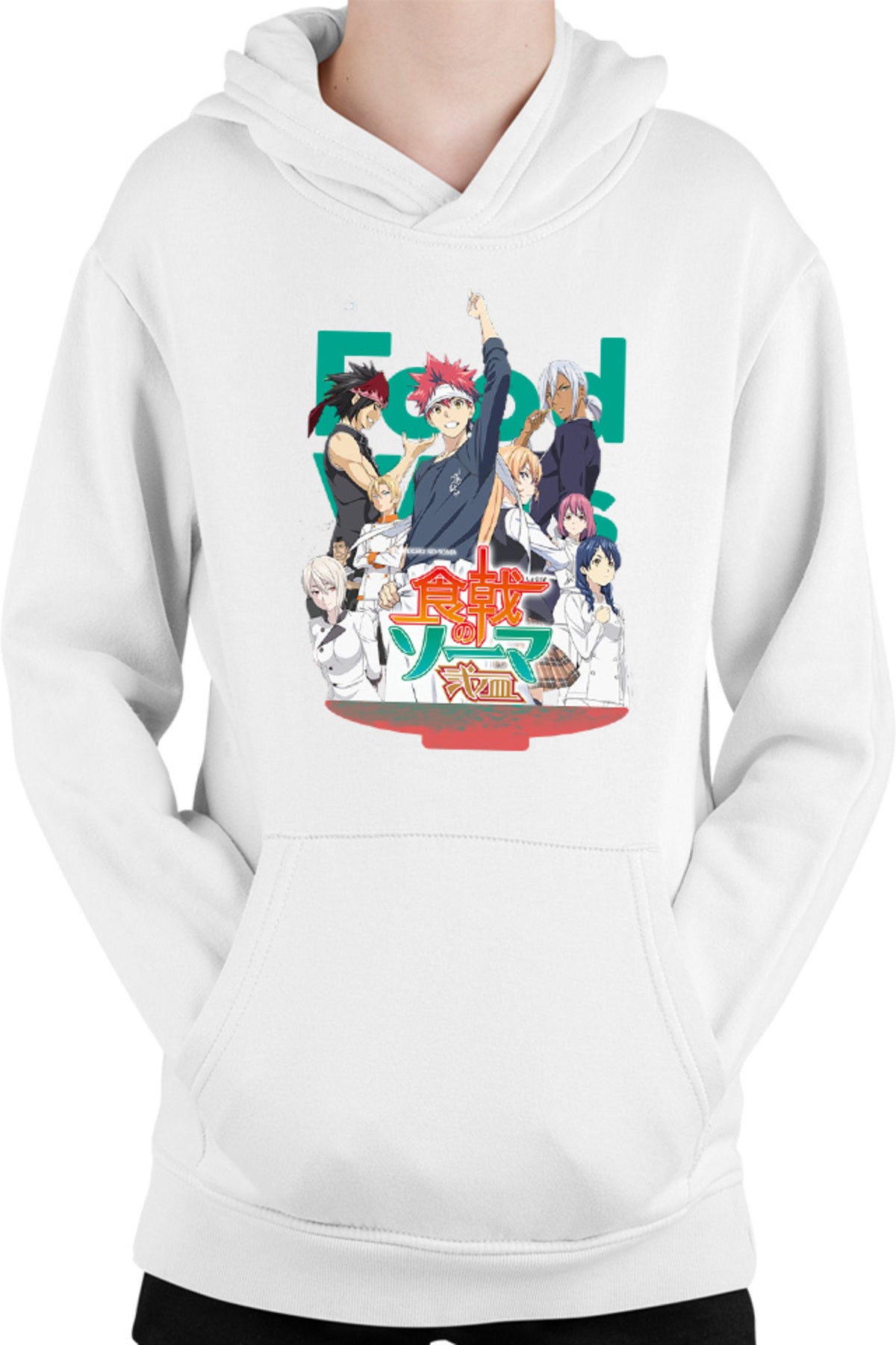 Hanorac copii Food Wars Group Photo Souma Megumi Alice Cookers Rivals