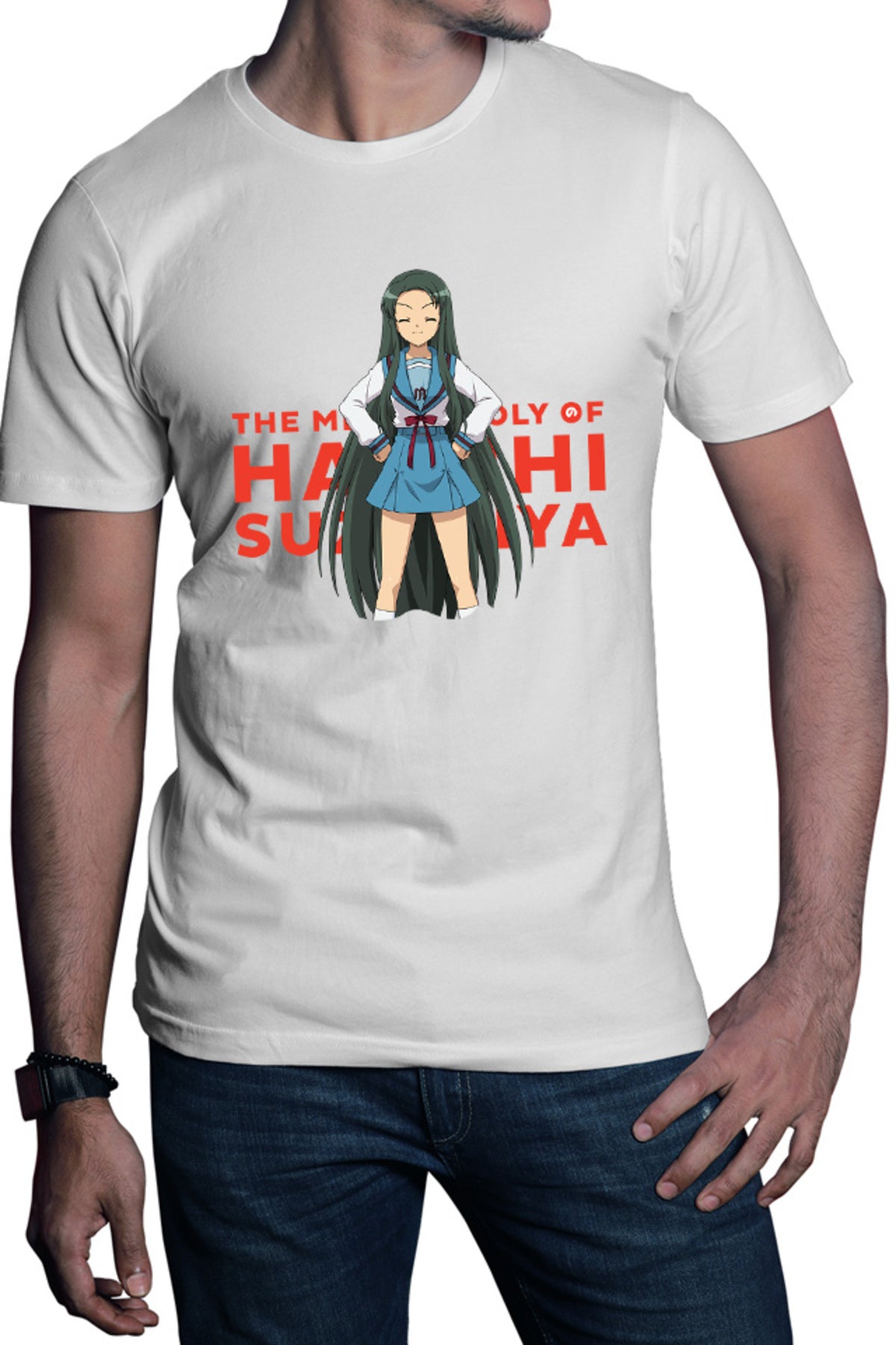 Tricou barbati Haruhi Suzumiya Tsuruya Light Novel Slice of Life Duplo