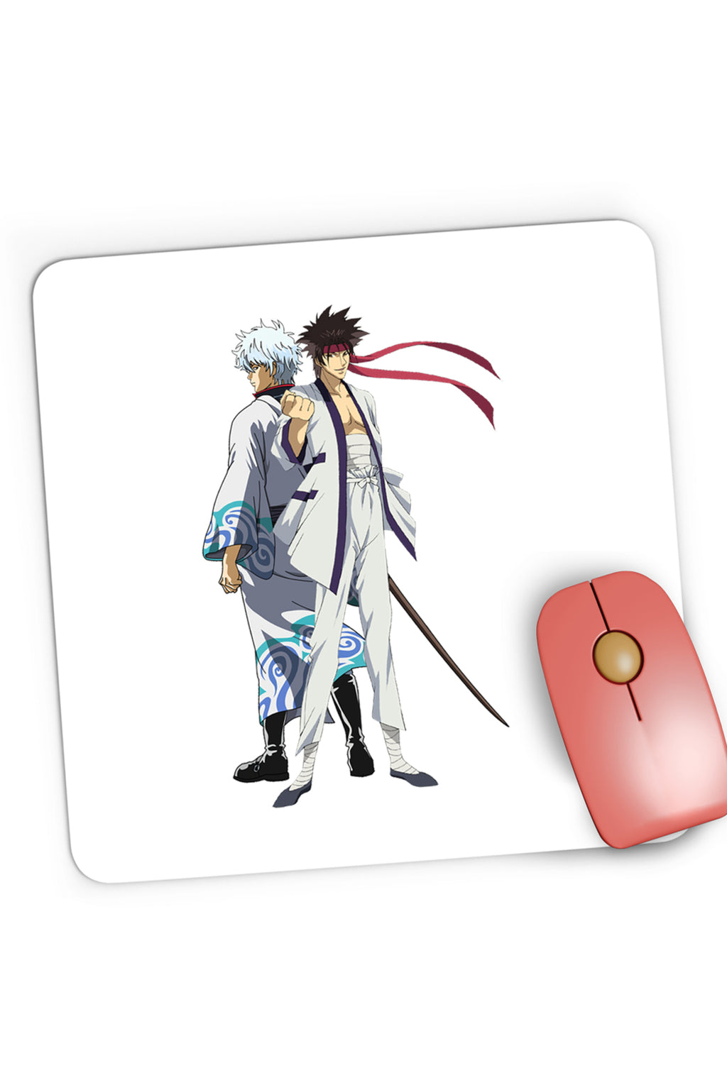Mousepad Gaming Rurouni Kenshin Sanosuke Gintoki Samurai, 21x19 cm