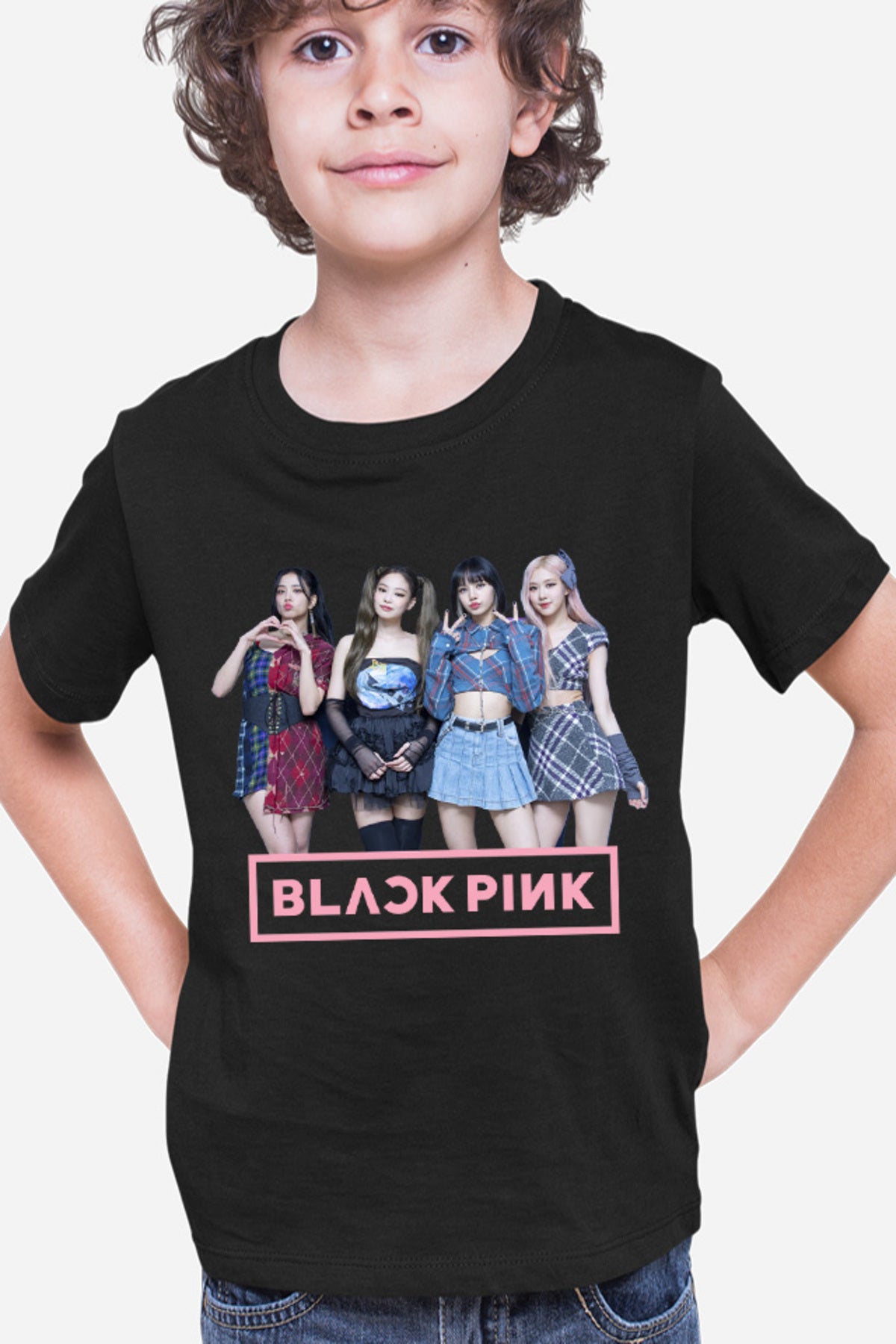 Tricou copii Blackpink Group Idols MTV Cute Expo Fashion