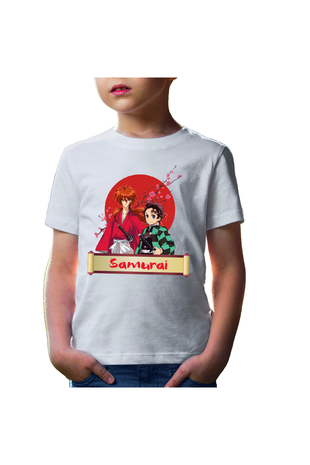 Tricou copii Rurouni Kenshin Samurai Duo Kenshin Tajirou