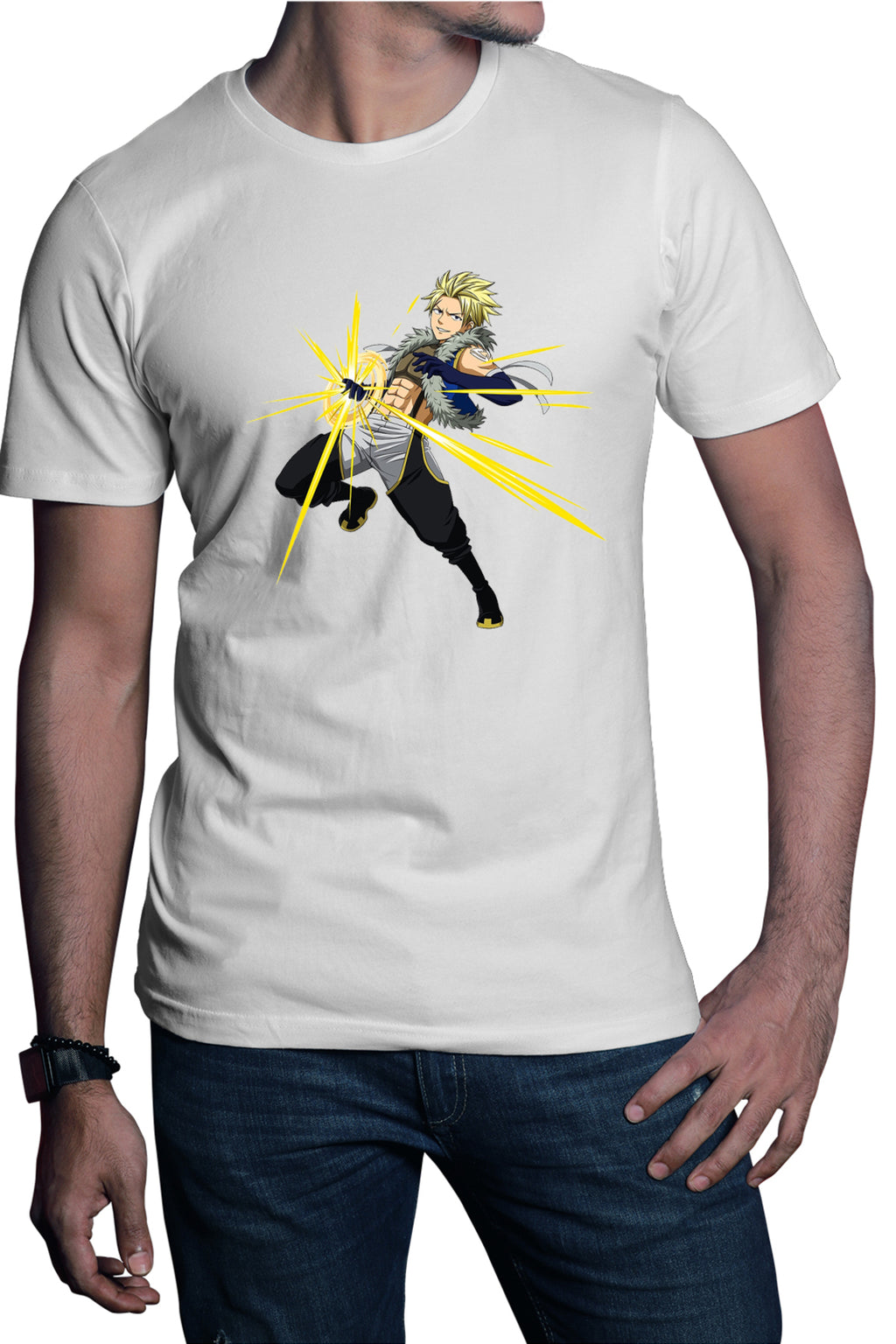 Tricou barbati Fairy Tail Natsu Dragneel Rebel Cool