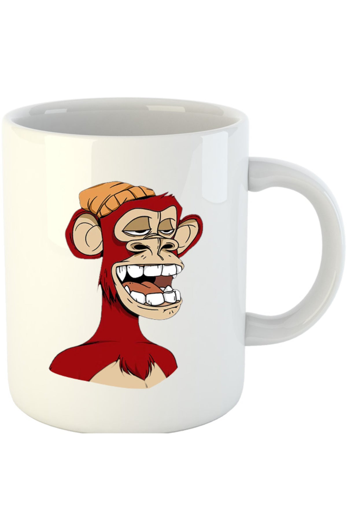 Cana NFT Monkey Artist Brilliant Idea Concept Block Chain, alba, 330 ml
