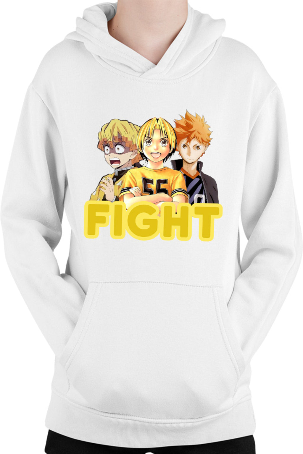Hanorac copii Hikaru no Go Zenitsu Kimetsu no Yaiba Haikyuu Power Otaku