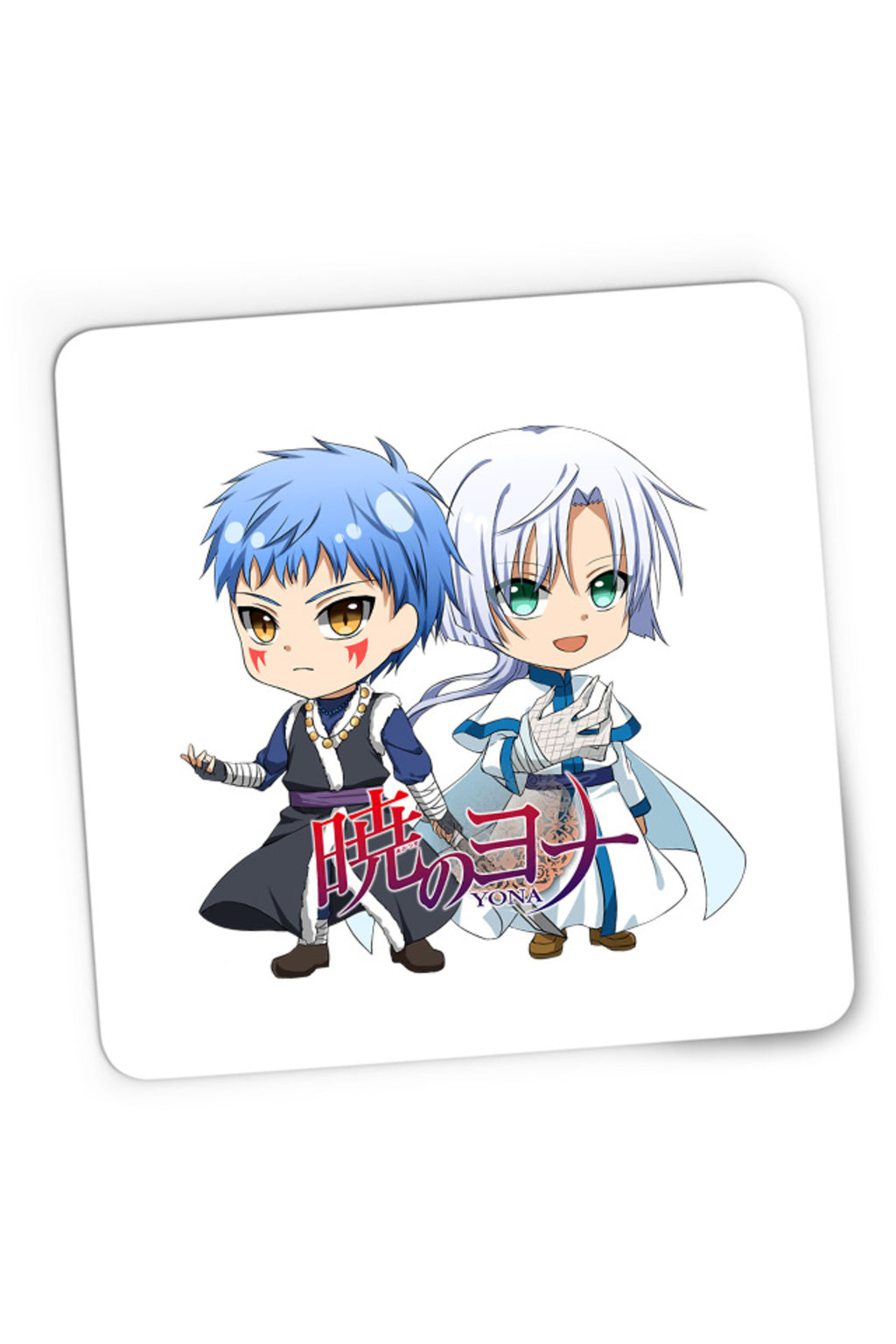 Mousepad Gaming Yona of the Dawn Shin-ah Ki-ja Chibi Small Sword Samurai, 21x19 cm