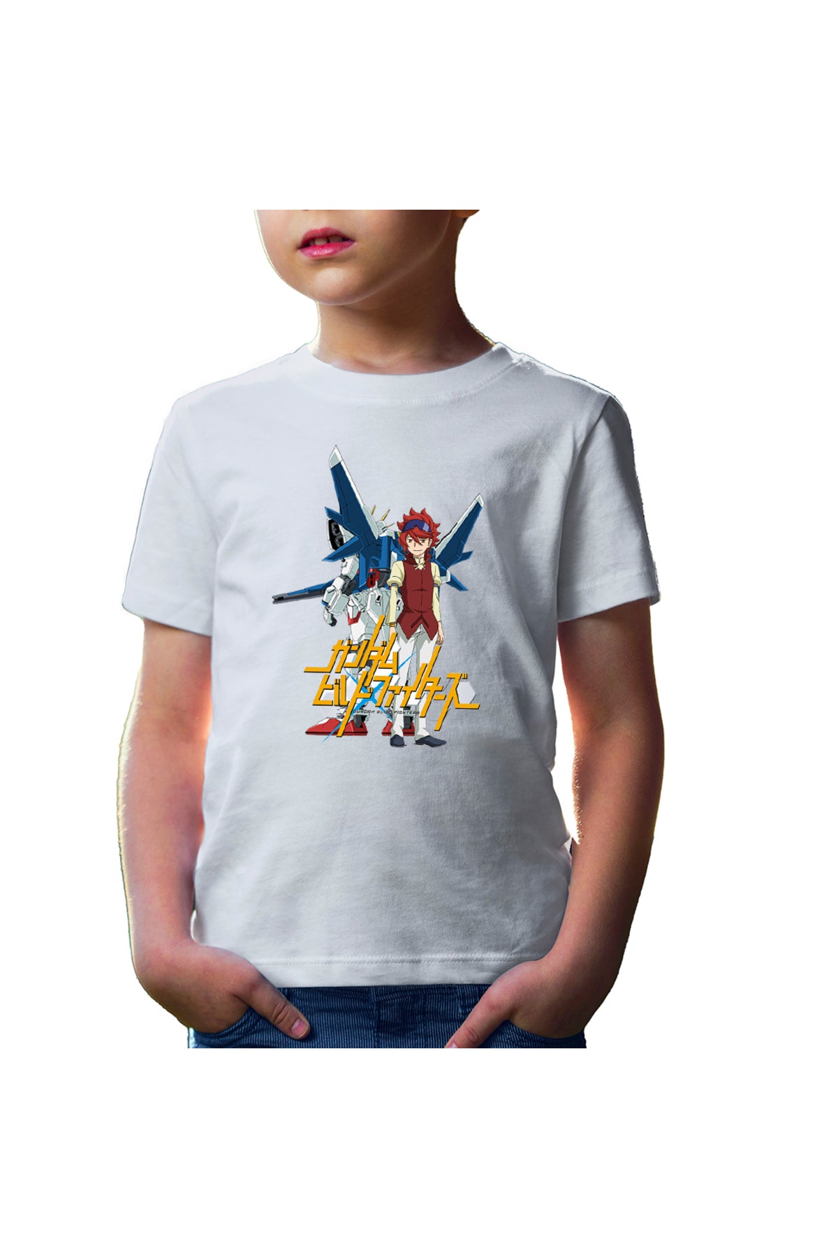 Tricou copii dam Build Fighters Reiji Robot