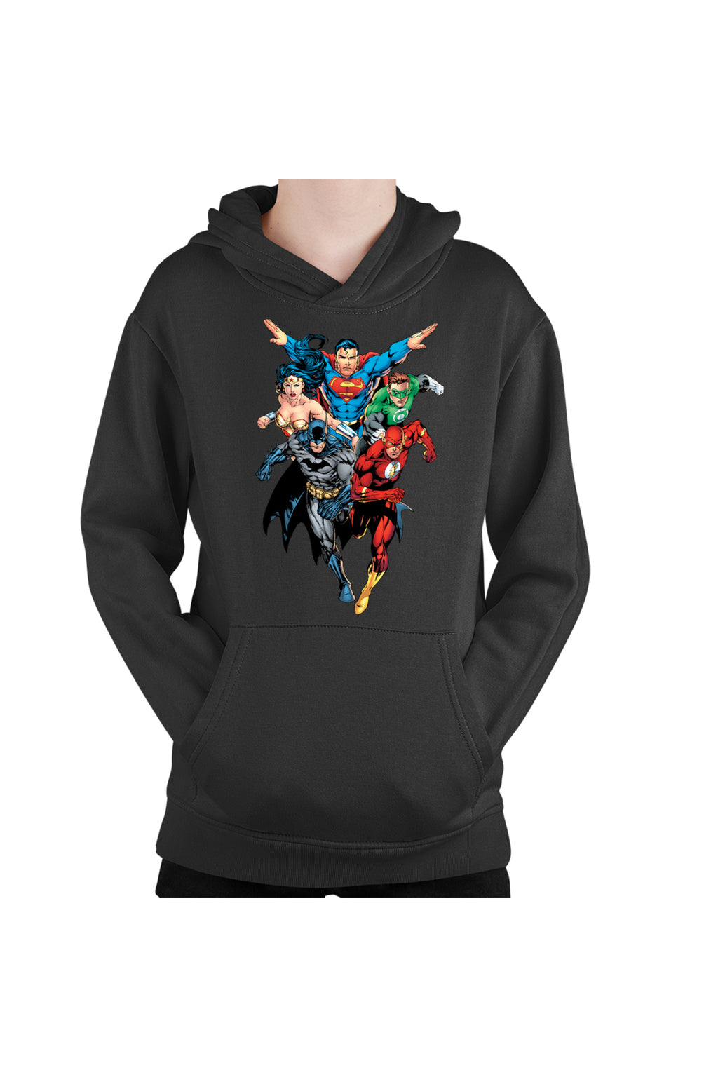 Hanorac copii The Flash Superman Batman Wonder Women