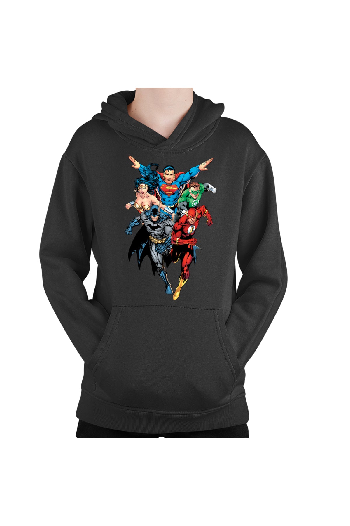 Hanorac copii The Flash Superman Batman Wonder Women