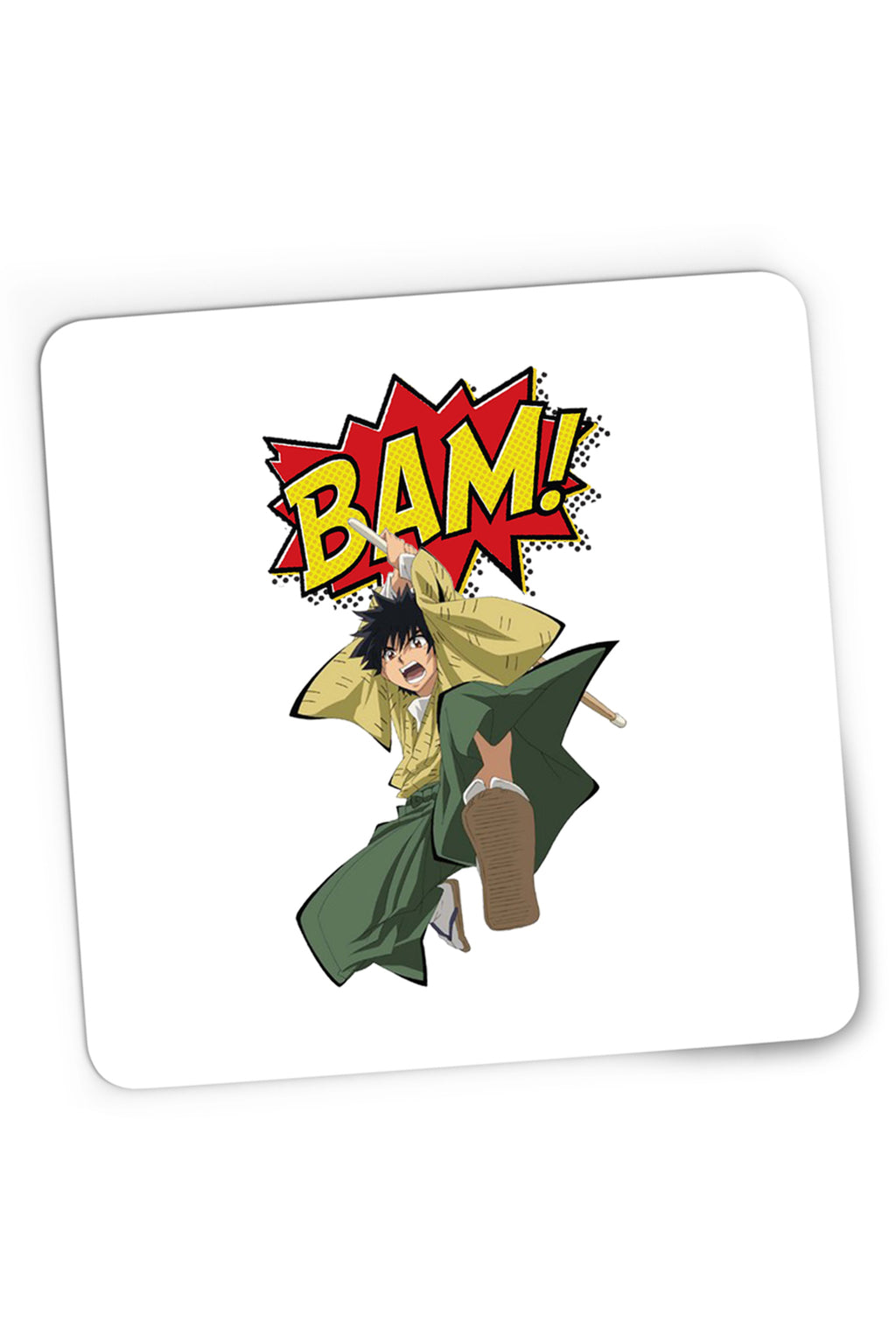 Mousepad Gaming Rurouni Kenshin Yahiko Boom Manga Katana, 21x19 cm