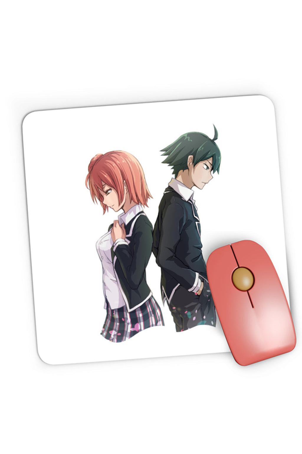 Mousepad Gaming OreGairu Hikigaya Yuigahama Yui Schoolmates Friends, 21x19 cm