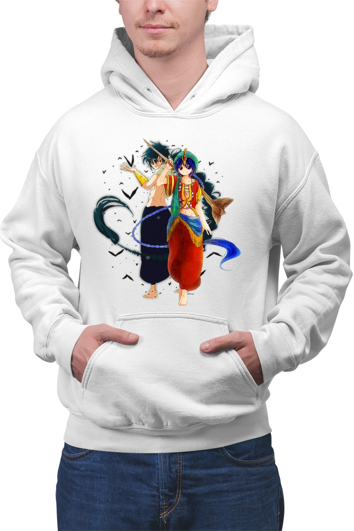 Hanorac barbati Magi The Labyrinth of Magic Aladin Anime Kage