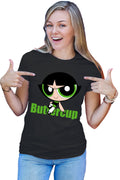 Tricou dama The Powerpuff Girls Buttercup Tomboy Strong