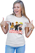 Tricou dama Roblox Naruto Studio Home Platforme