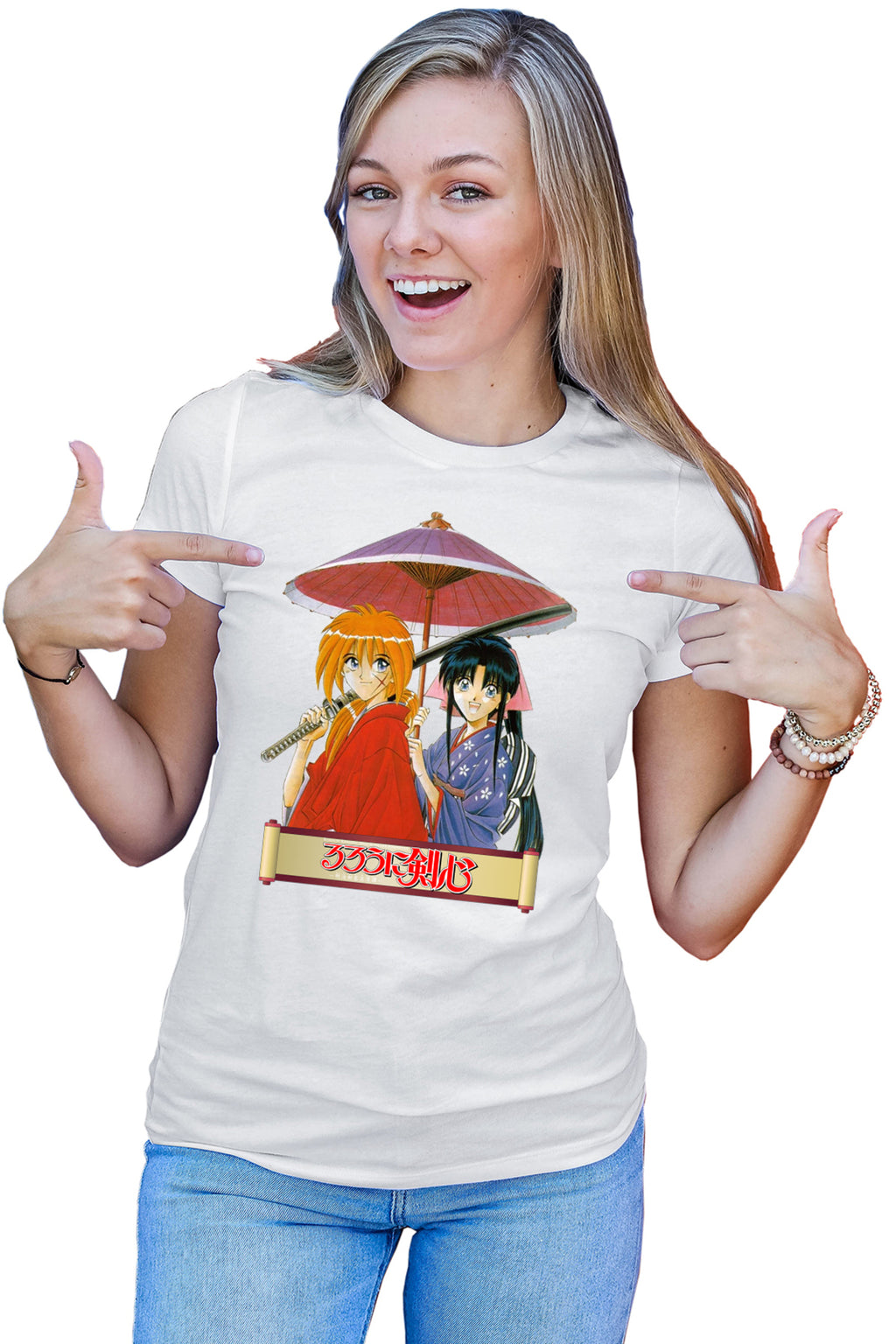Tricou dama Rurouni Kenshin Couple Umbrella Killakill