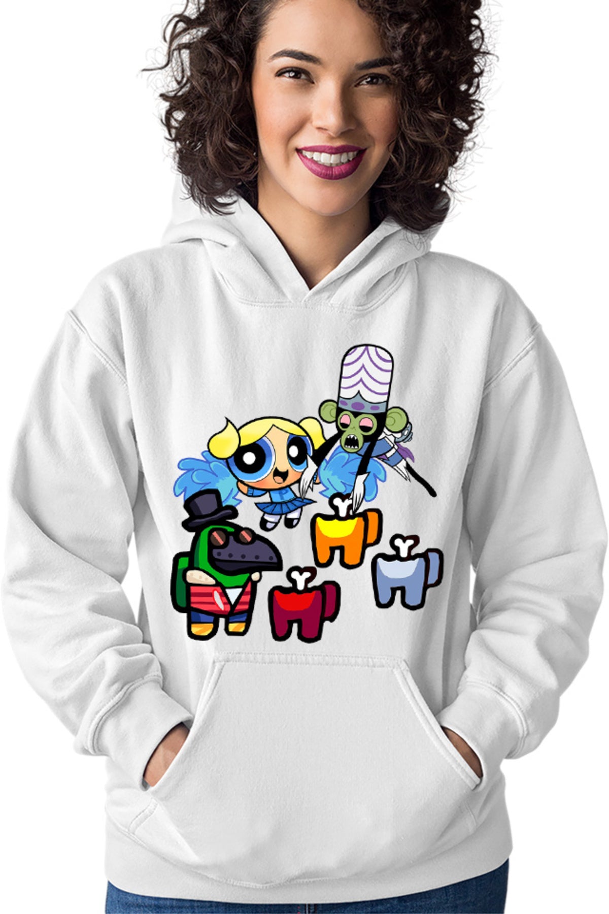 Hanorac dama Among Us Impostor Character Wonder Mojo Jojo Bubble