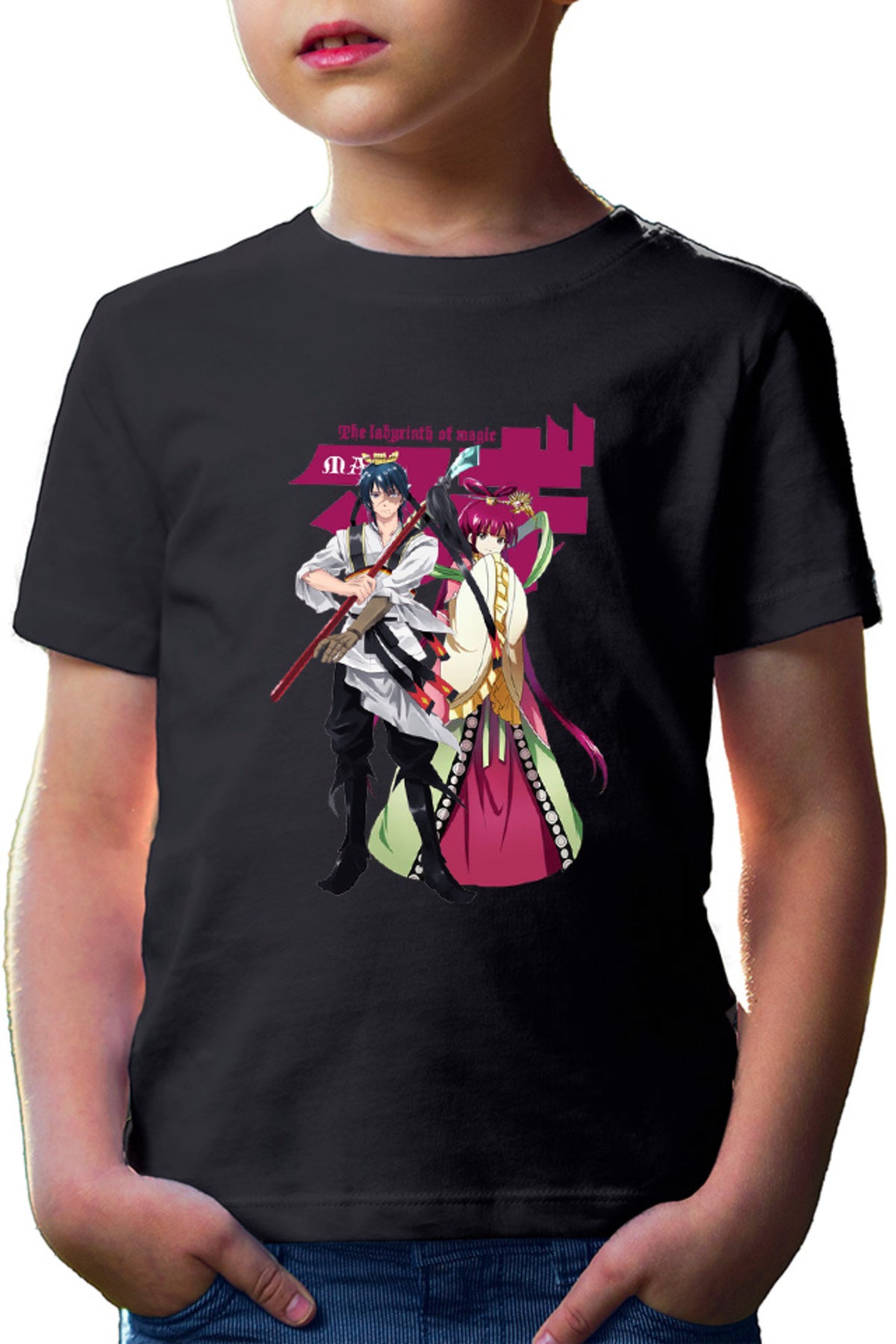 Tricou copii Magi The Labyrinth of Magic Kougyoku Queen Hakuryuu Guardian