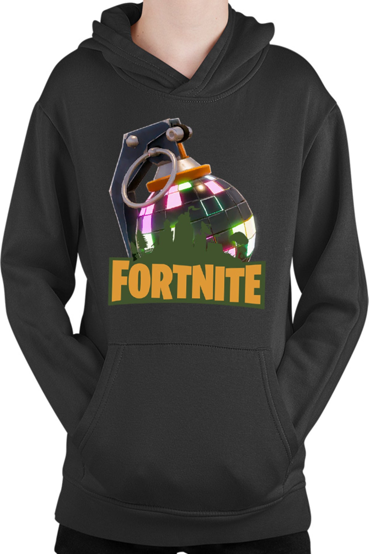 Hanorac copii Fortnite Colorful Game Children Skins Building Map