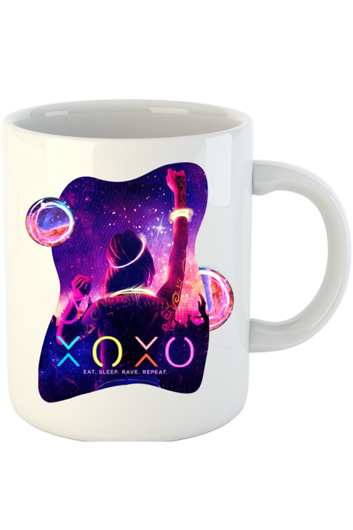 Cana XOXO Dance Neon Party Colorful Teens Movie, alba, 330 ml