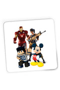 Mousepad Gaming Ironman Mickey Mouse Minecraft Fortnite Games, 21x19 cm