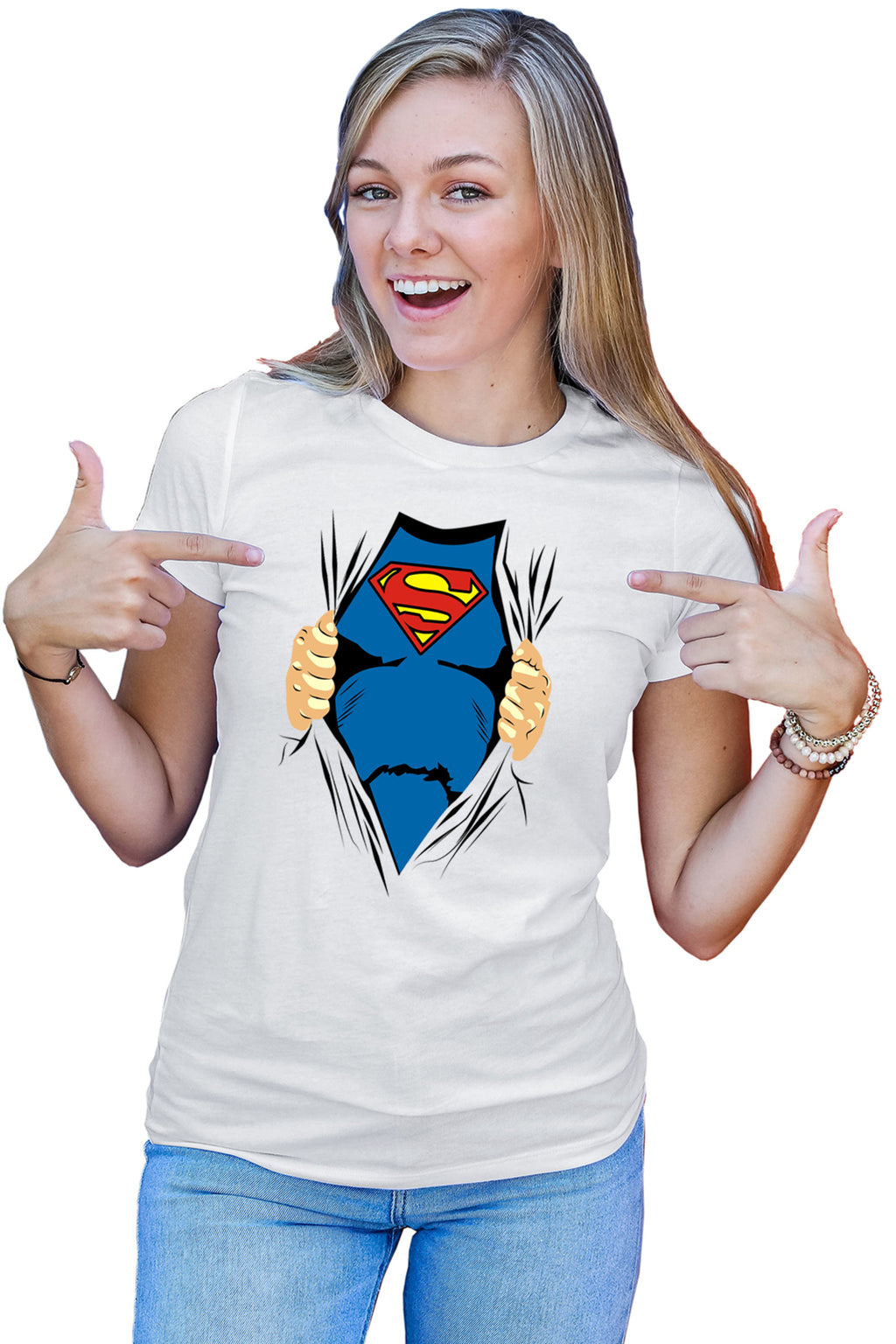 Tricou dama Superman Clark Kent Pop Hero Men of Steel