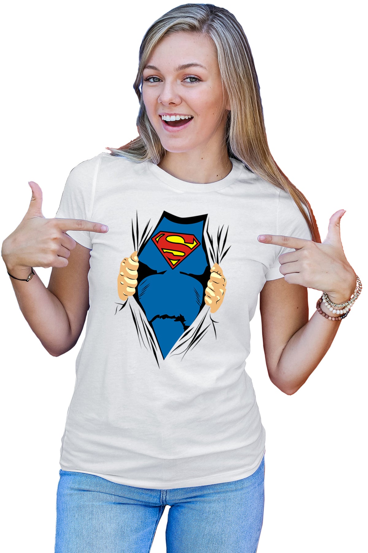Tricou dama Superman Clark Kent Pop Hero Men of Steel