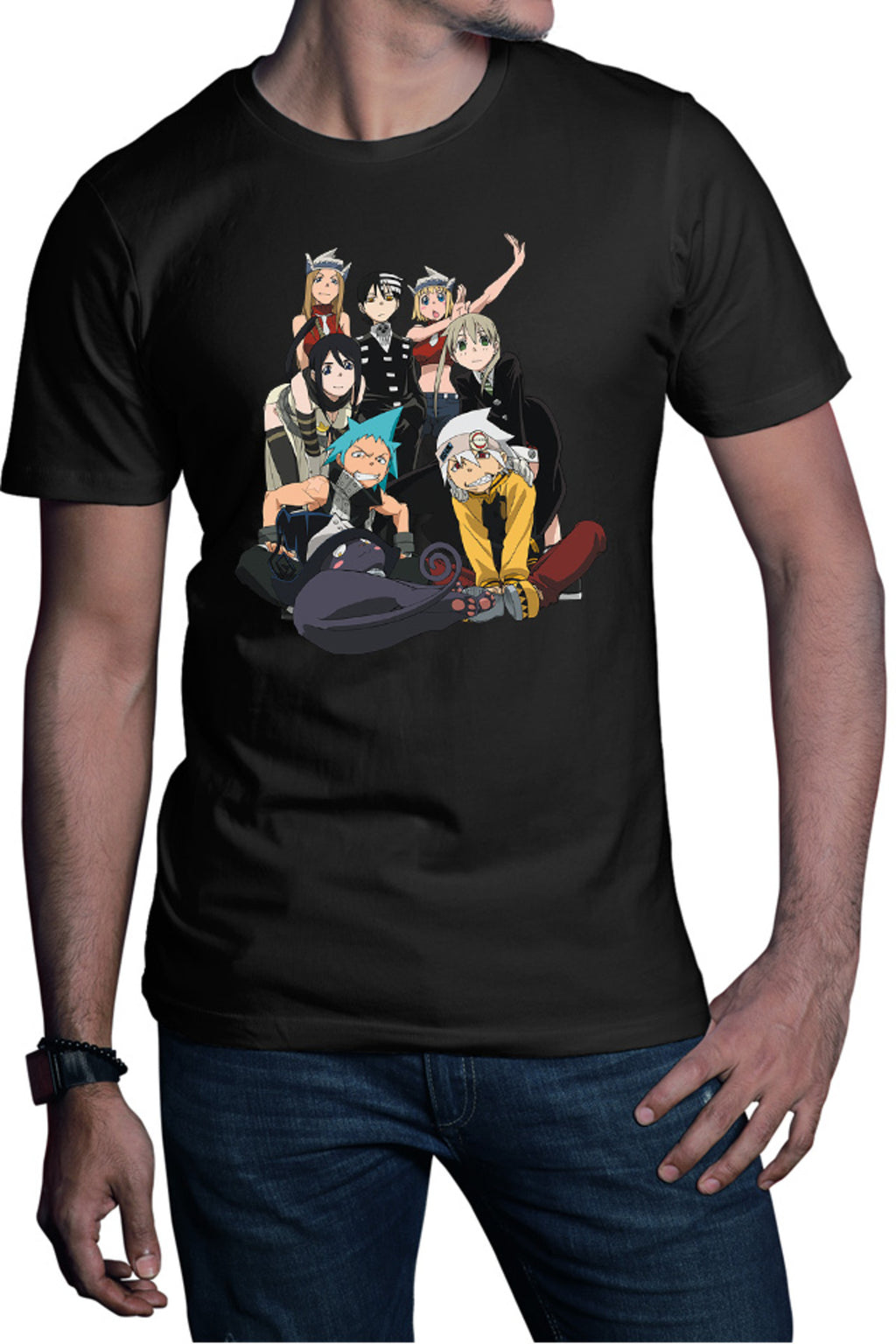Tricou barbati Soul Eater Group Supranatural God Death Soul