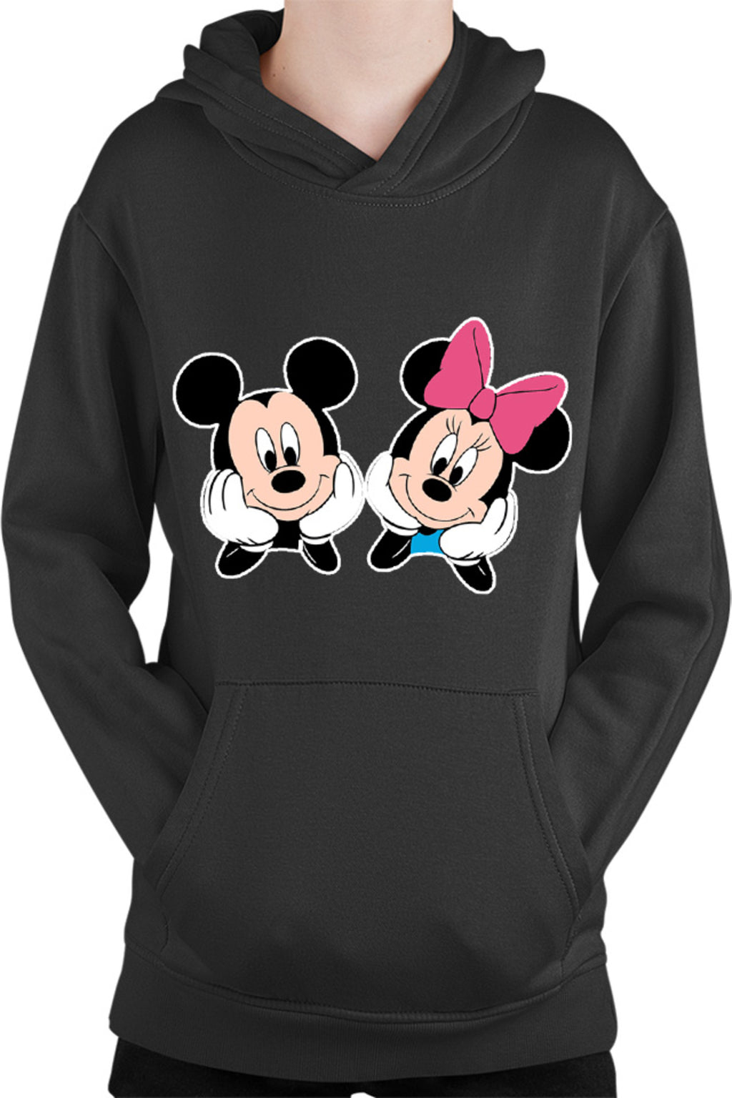 Hanorac copii Mickey Mouse Minnie Couple Love Cute