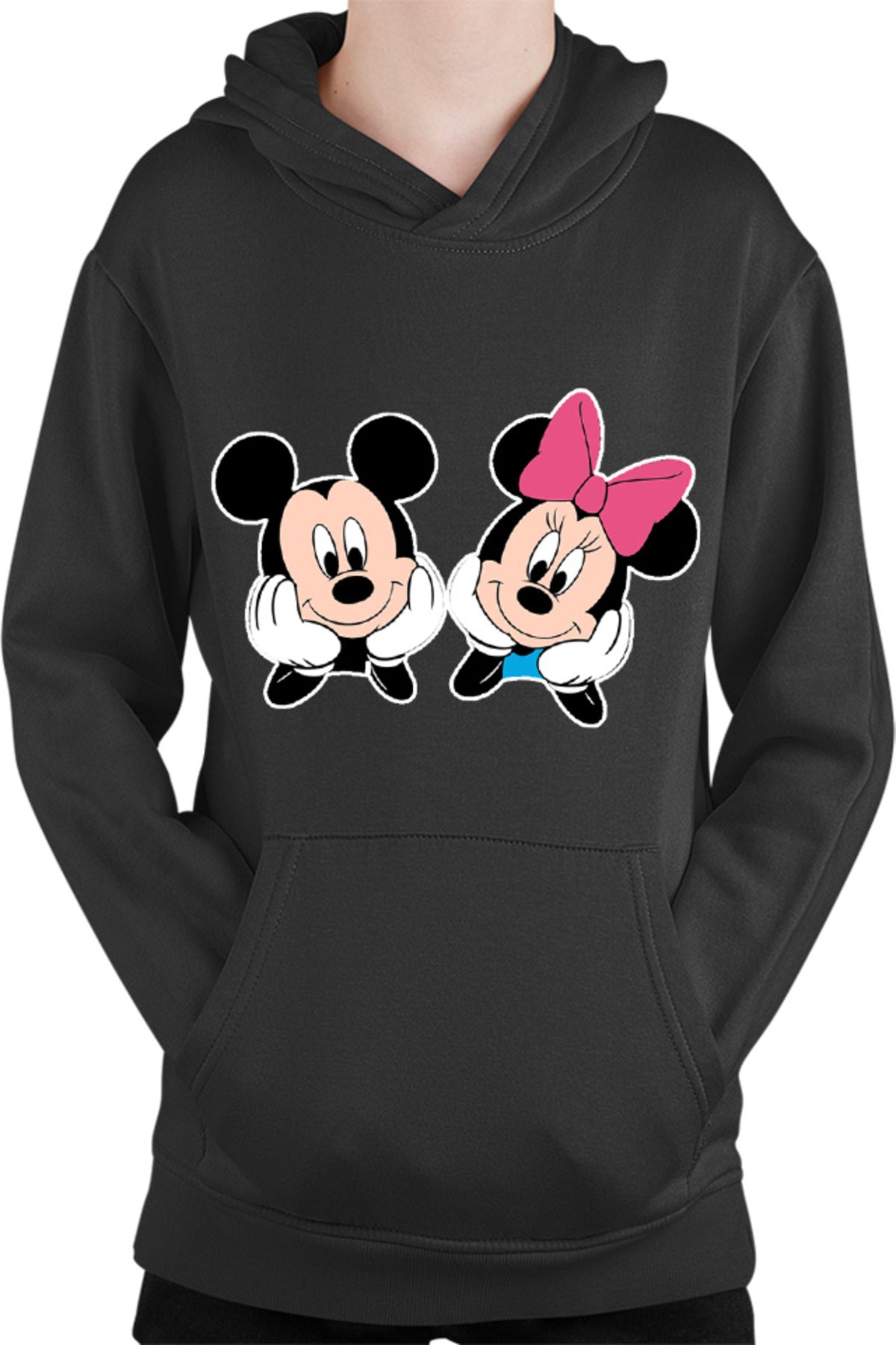 Hanorac copii Mickey Mouse Minnie Couple Love Cute
