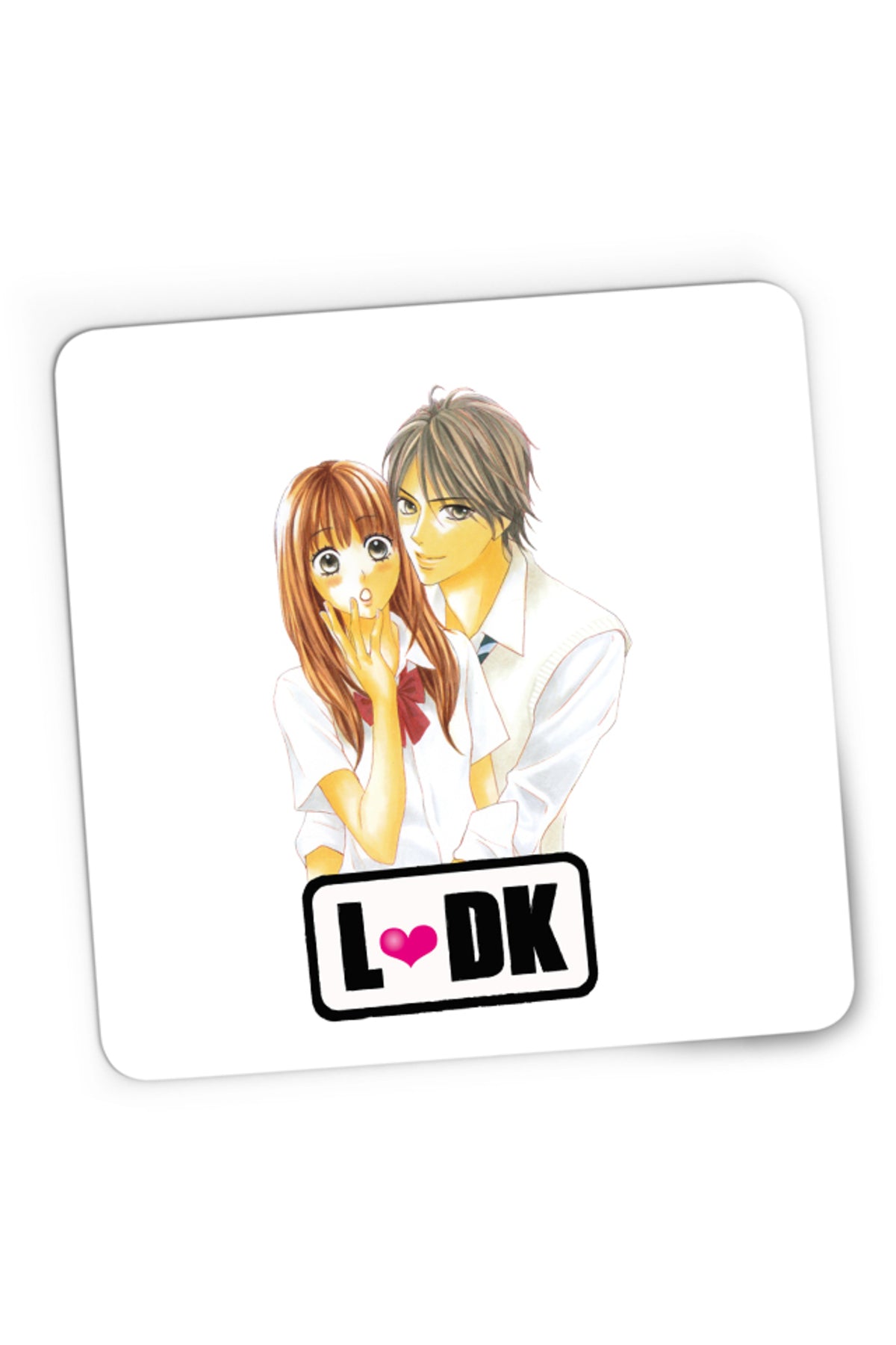 Mousepad Gaming LDK Nishimori Shuusei Love Heart School, 21x19 cm