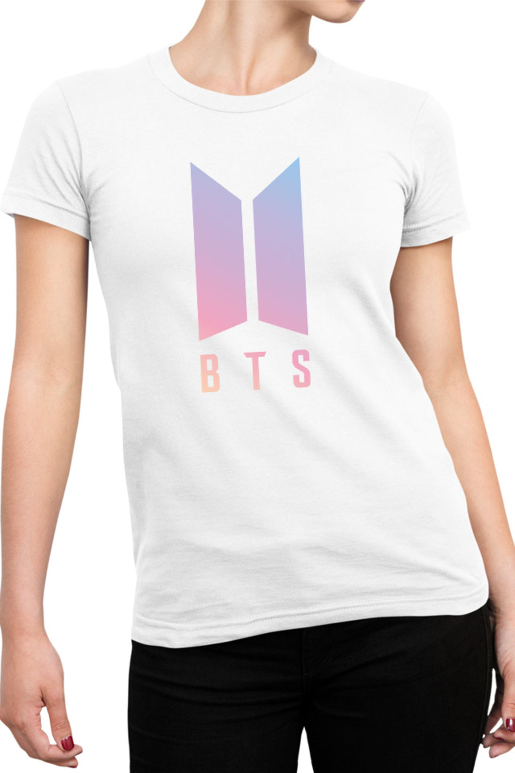 Tricou dama BTS Logo K-pop Popular Korean Band Boys