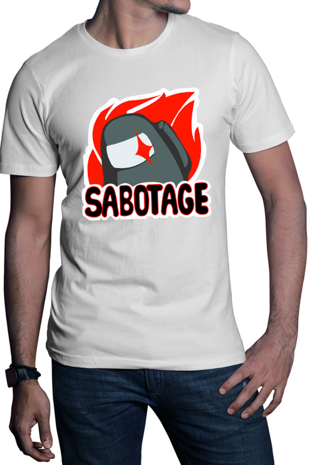 Tricou barbati Among Us Sabotage Crew Space Station Task Vent
