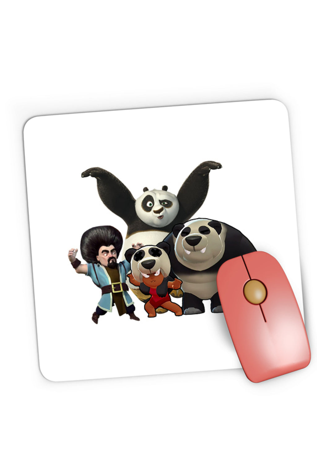 Mousepad Gaming Brawl Stars Panda Arena Kung Fu Clash Royale Supercell, 21x19 cm