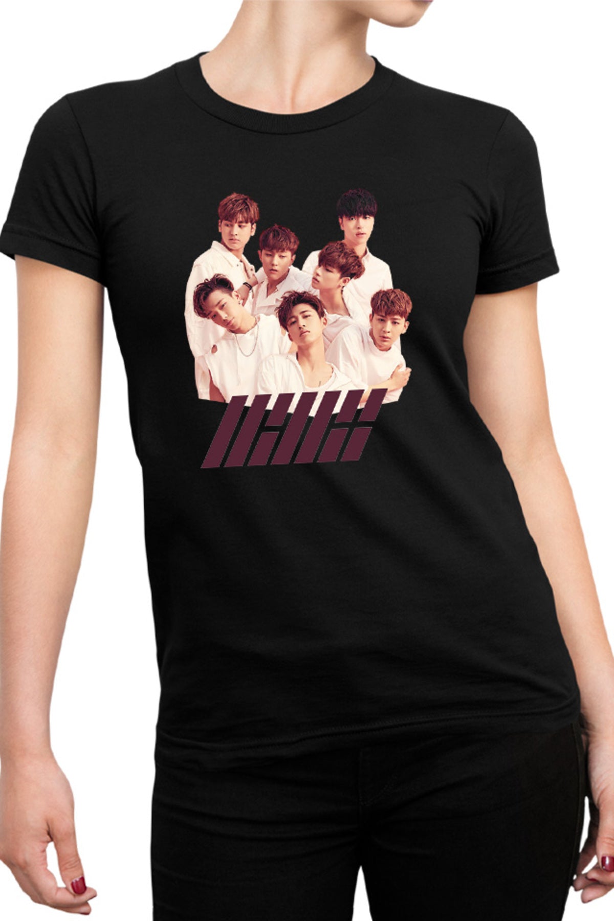 Tricou dama iKon Koo Jun-hoe Jinhwan Song Yunhyeong Cosplay Comeback